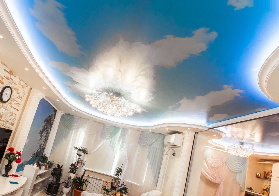 Заказать потолок с фотопечатью в г. Ольховатка