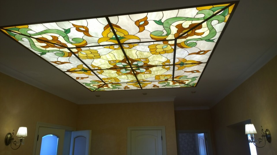 Заказать световой потолок с фотопечатью в г. Ольховатка